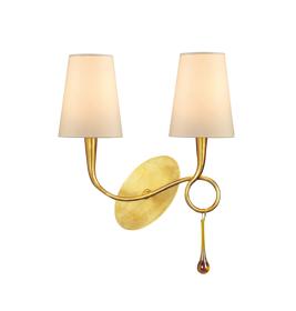 M0547/S  Paola Switched Wall Lamp 2 Light